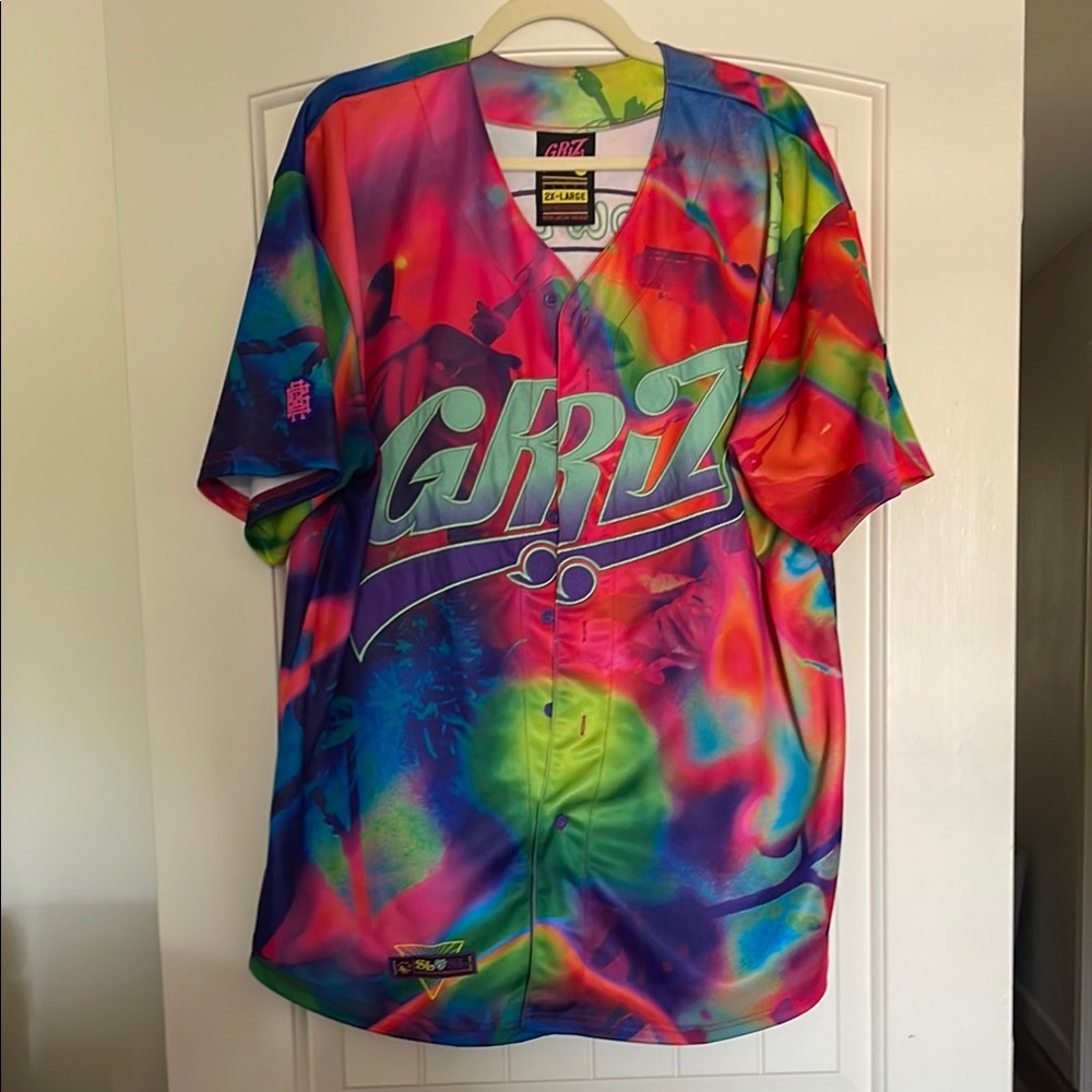 EDM Rave Griz Baseball Jersey
